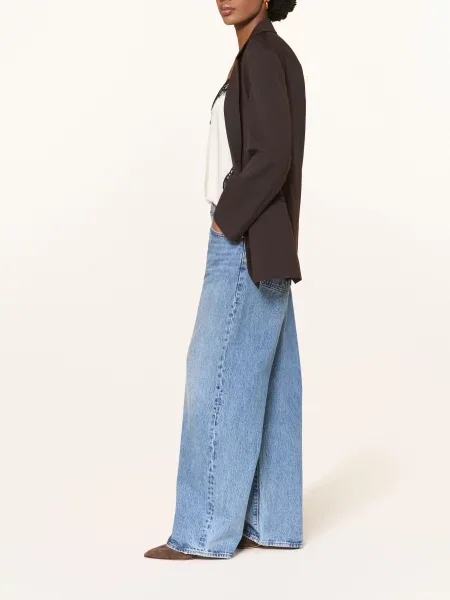 Frame Dżinsy Typu Barrel The Bow blau