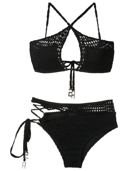 Bikini Amir Slama tricotate negru