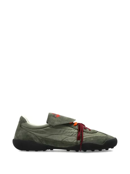 Sneakerși Dsquared2 din piele de căprioară verde