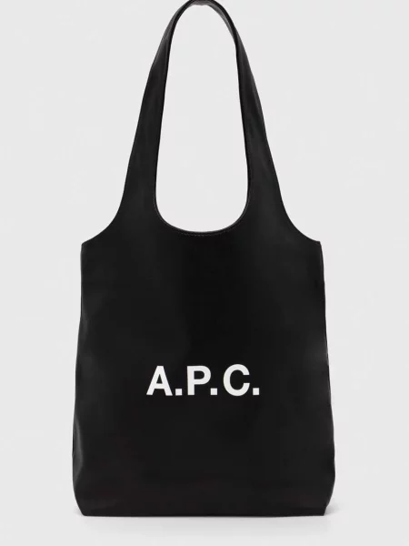 A.P.C. geanta tote ninon small negru