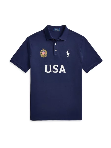 Polo Ralph Lauren Tricou bleumarin alb