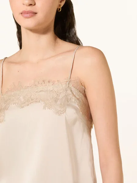 Satynowy top Sofie Schnoor beżowy