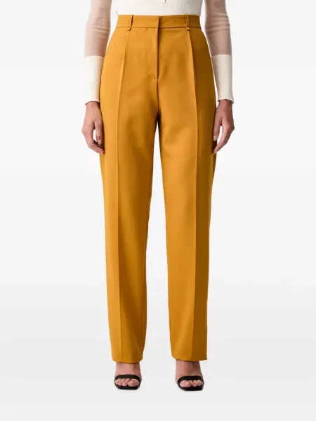 Pantaloni Elisabetta Franchi galben