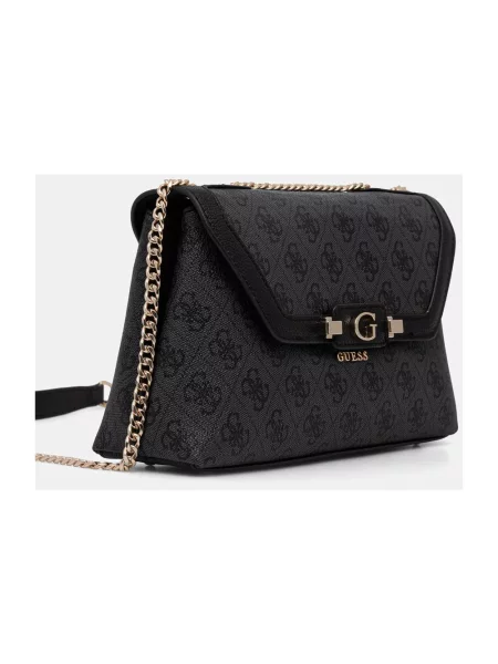 Guess torebka crossbody z imitacji skóry LINDSEY szara