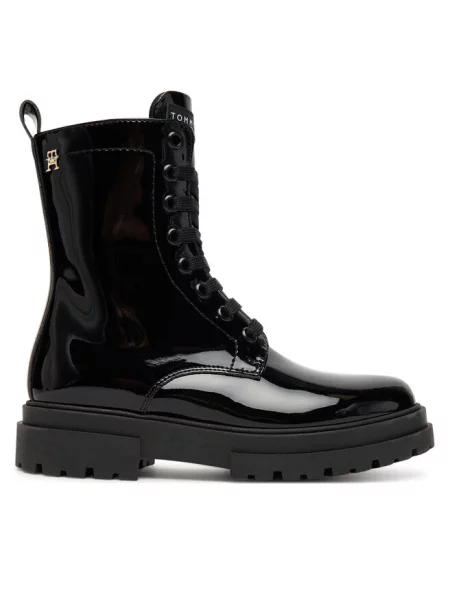Trapery Tommy Hilfiger czarne