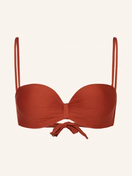 Max Mara Beachwear Góra Od Bikini Z Fiszbinami Asia braun