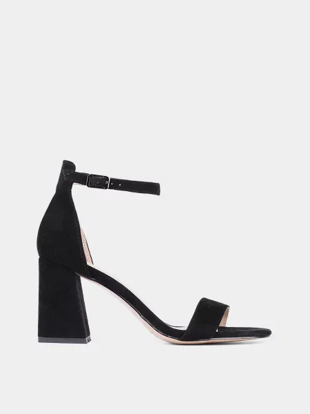 Велюрові Босоніжки MIRATON чорний