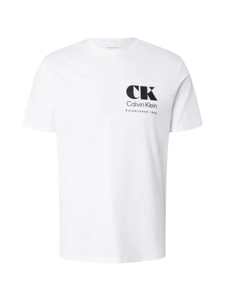 Calvin Klein Jeans T-Shirt Resort Graphic λευκό