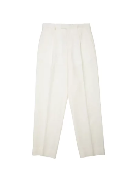 Pantaloni Briglia 1949 plisate alb