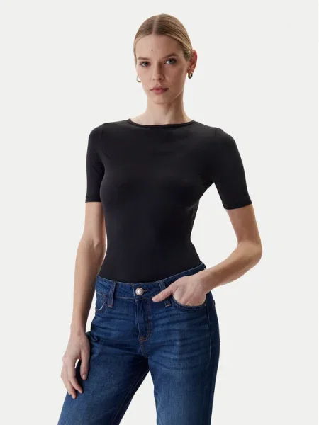 GUESS Tricou body EVELINE' negru