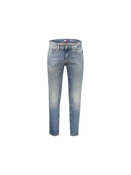 Jeansy skinny Tommy Hilfiger zwężane niebieskie