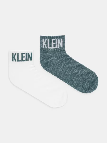 Чорапи Calvin Klein Jeans 2 чифта зелено