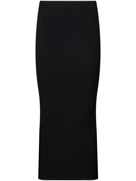 Fustă Thom Browne de lână negru