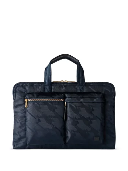 Terepmintás laptoptáska Paul Smith kék