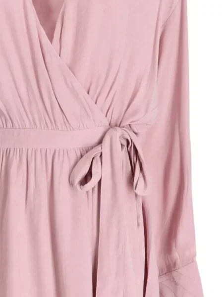 Rochie Boss cu decolteu în V de costum roz