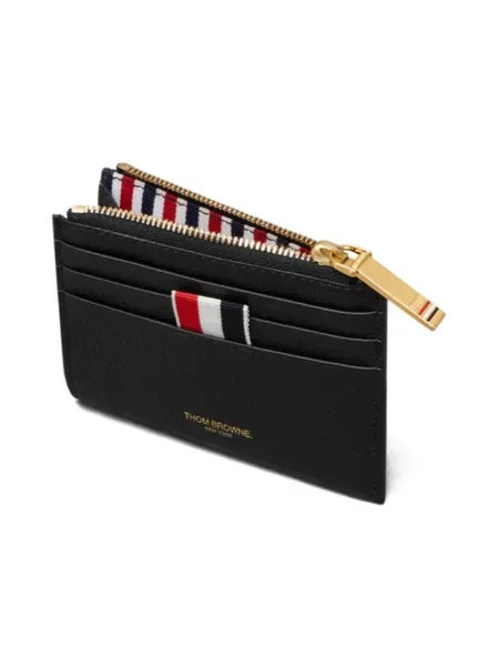 Portfel Thom Browne skórzany czarny