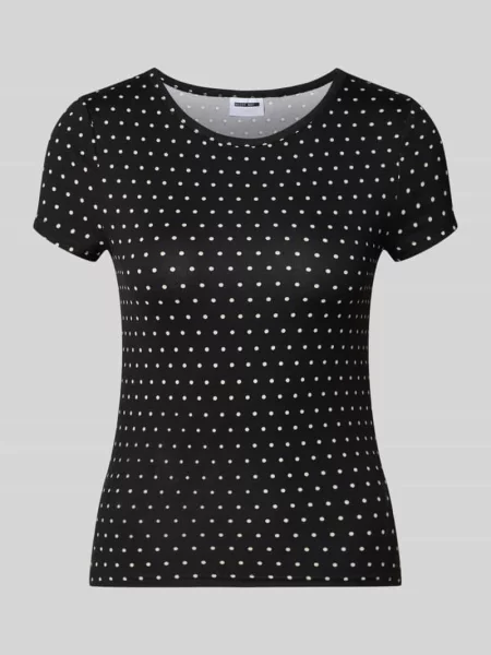 T-shirt z okrągłym dekoltem model DESTINY' Noisy May czarna