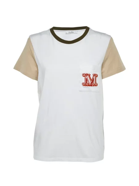 Tricou Max Mara cu autograf alb