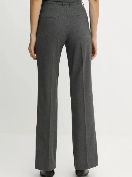 Kalhoty Morgan high waist PBOKA.F šedá