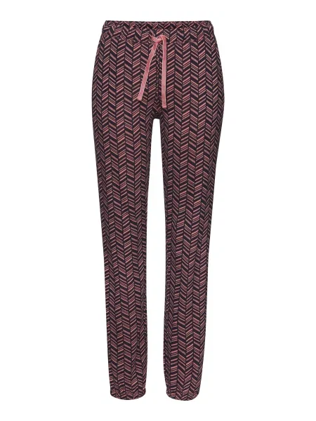 VIVANCE Pyžamové kalhoty Dreams pink černá