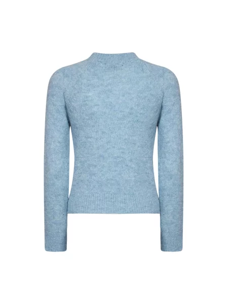 Sweter Dries Van Noten wełniany niebieski
