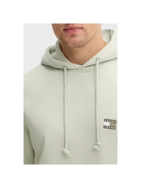 Tommy Jeans Bluza Z Kapturem gruen zielona