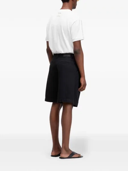 Bermuda kratke hlače Osklen keper crna