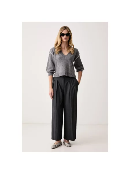 Sweter Guess wełniany szary
