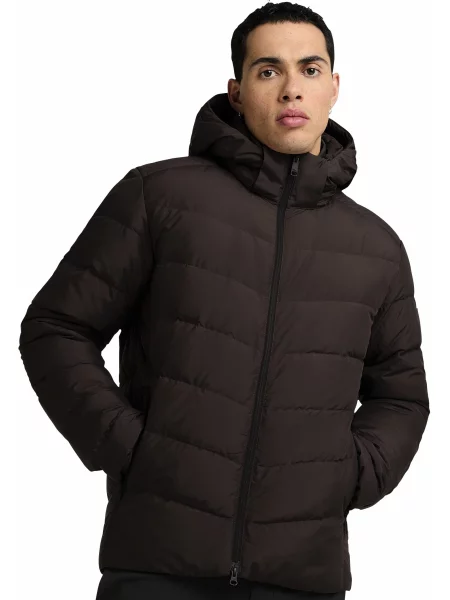 Пуховик Jack Wolfskin коричневый