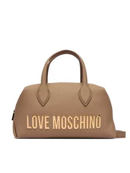 LOVE MOSCHINO Дамска чанта бежов