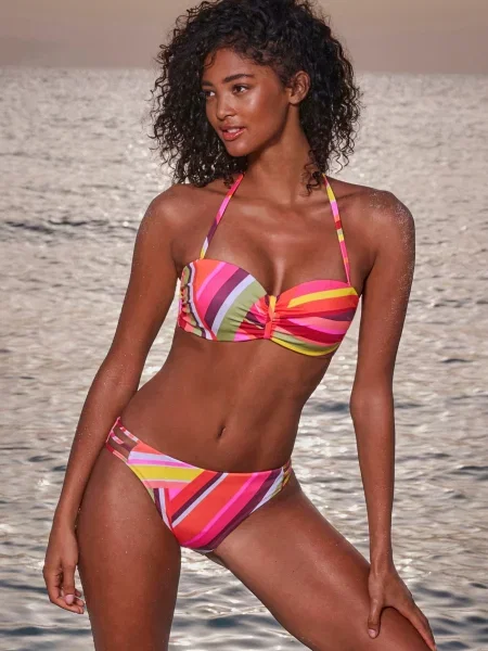 BRUNO BANANI Bikini jabolko / oranžna burgund roza