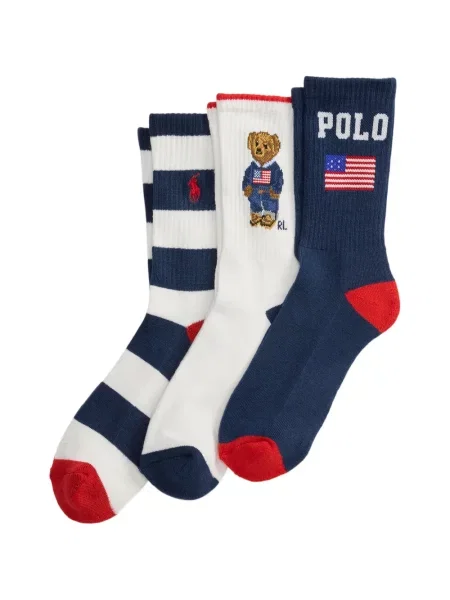 Skarpety dziecięce Polo Ralph Lauren niebieskie