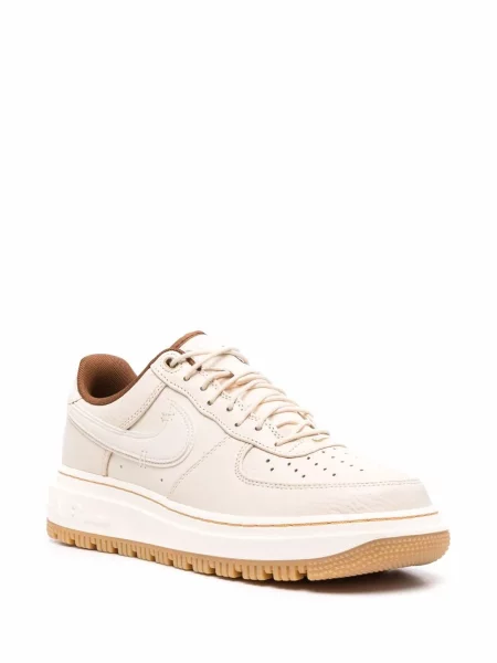 Sneakerși Nike Air Force 1 cu perle alb