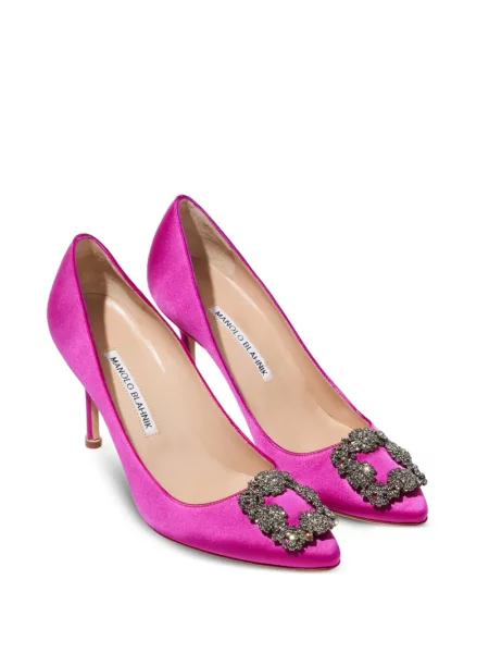 Salonke Manolo Blahnik sa kopčom ružičasta