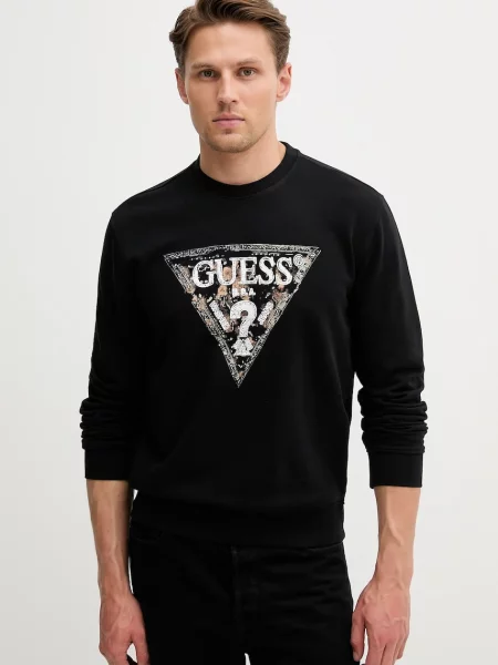 Суитчър Guess с принт черно