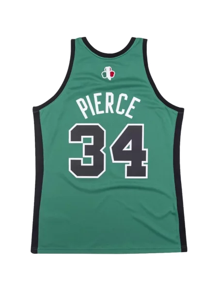 Cămașă Mitchell & Ness din jerseu verde