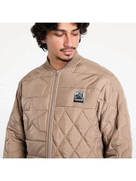 Jacheta PLEASURES Stonehenge Quilted Jacket Brown S maro