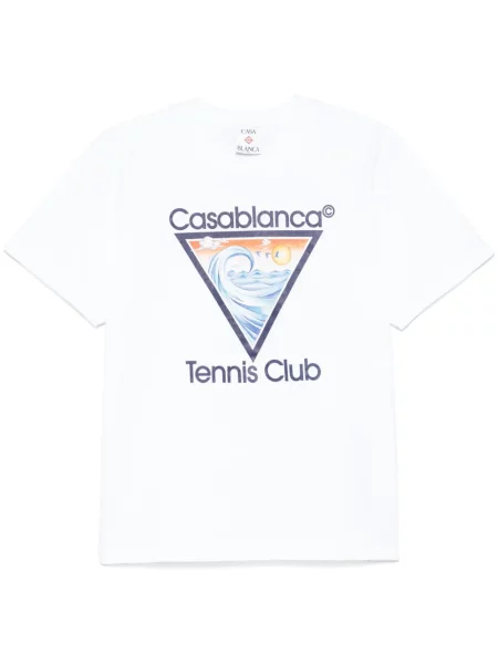 Tricou Casablanca tenis alb