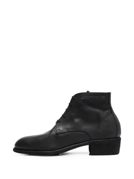 Ghete desert Undercover din piele negru