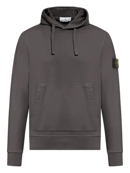 Hanorac cu glugă Stone Island cu strasuri gri