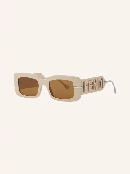 Fendi Okulary Przeciwsłoneczne beige beżowe