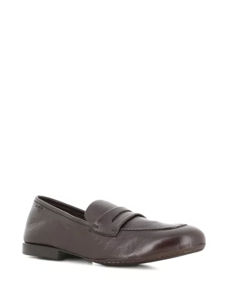 Pantofi loafer Alexander Hotto din piele maro