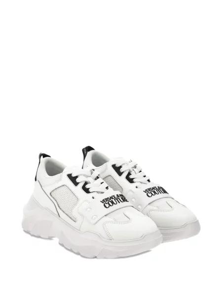 Sneakerși Versace Jeans Couture plasă alb