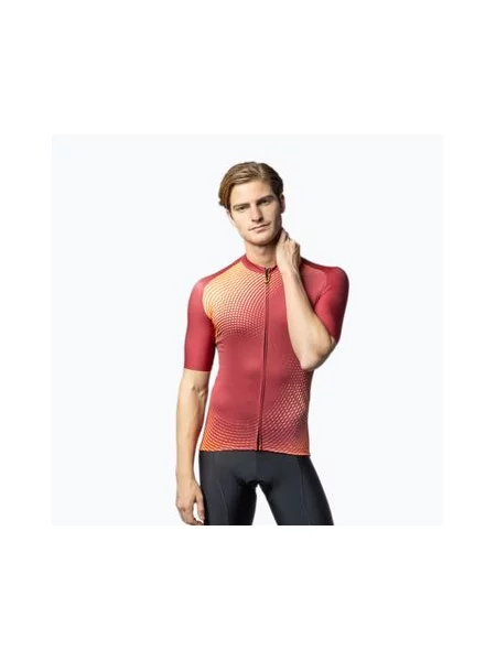 Велофутболка Alé Optical bordeaux