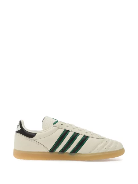 Tricou Adidas din fleece cu dungi scurt albastru