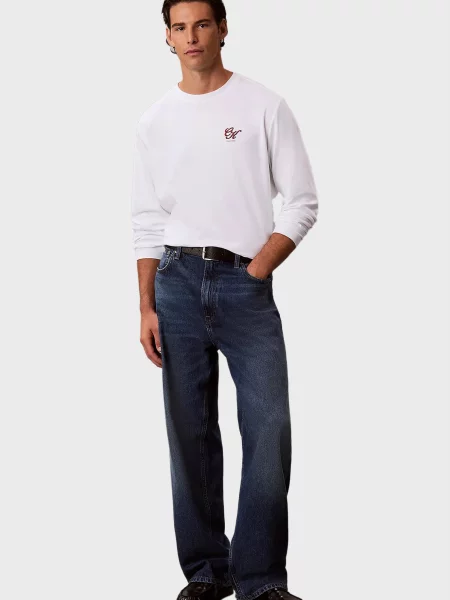 Лонгслив Calvin Klein Jeans белый