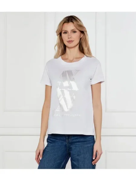 Armani Exchange Tricou | Relaxed fit alb