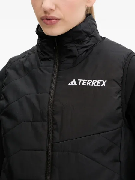 Мрежести маратонки Adidas Terrex с принт в тропически десен черно