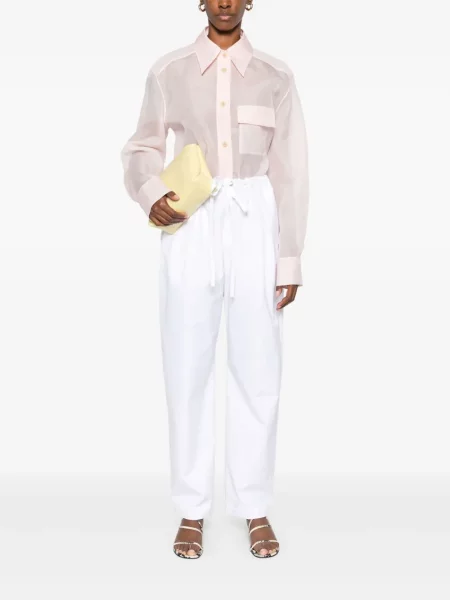 Pantaloni Khaite alb
