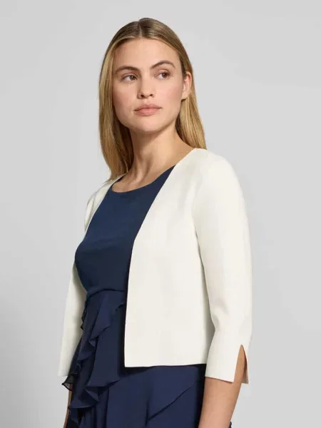 Bolerko o kroju regular fit z mieszanki Vera Mont biała